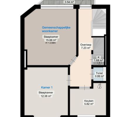Kamer Celebesstraat in Groningen