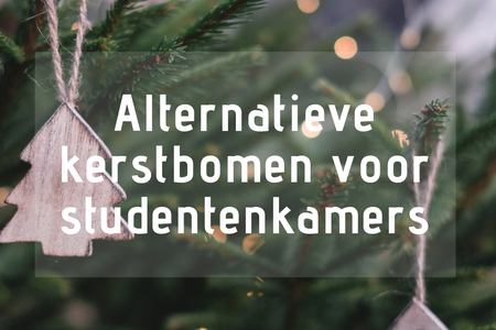 De leukste alternatieve kerstbomen voor studentenkamers