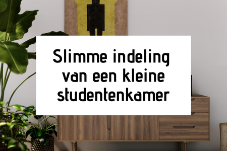 Slimme indeling van je kleine studentenkamer