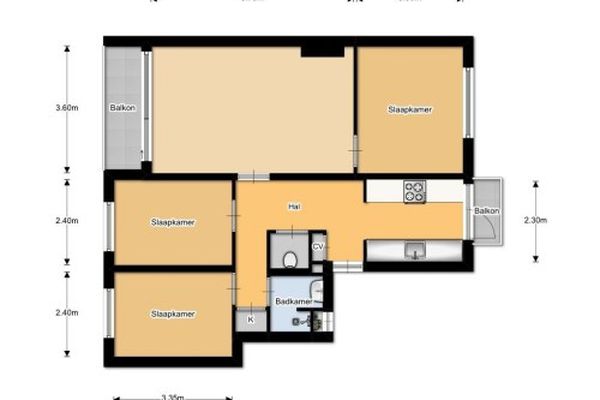 Appartement Hekbootstraat in Rotterdam