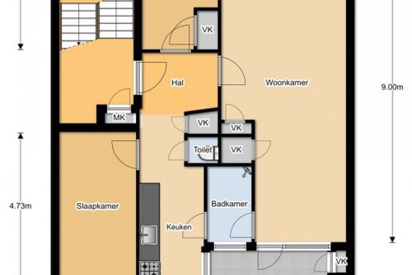 Apartment Stalpaertstraat in Alkmaar