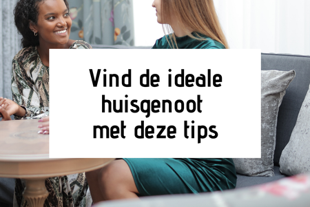De ideale huisgenoot vind je met deze tips
