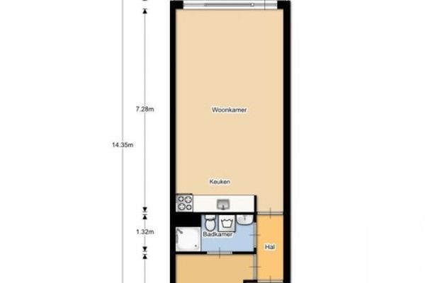 Appartement H. Cleyndertweg in Amsterdam