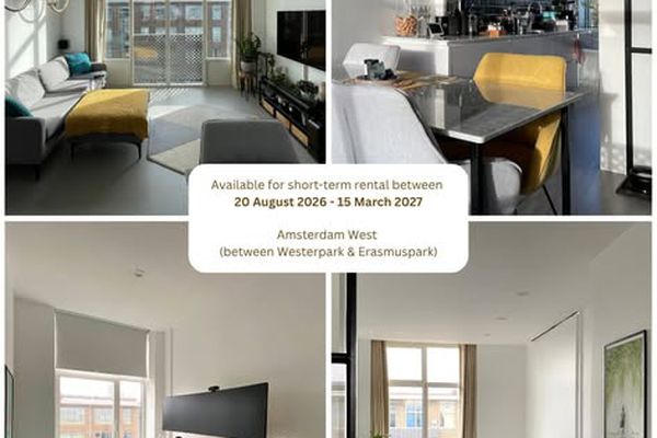 Apartment Between Westerpark and Erasmuspark in Amsterdam