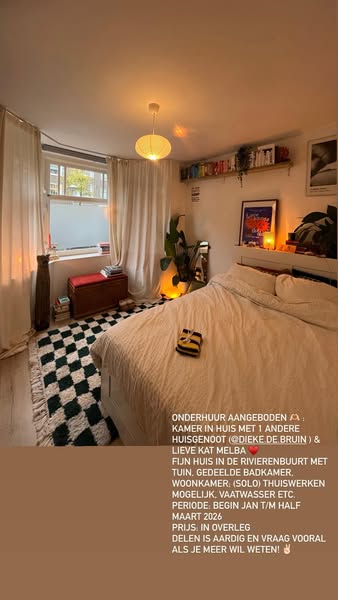 Kamer - Rivierenbuurt/Amsterdam (€1180.00/12.00m2)