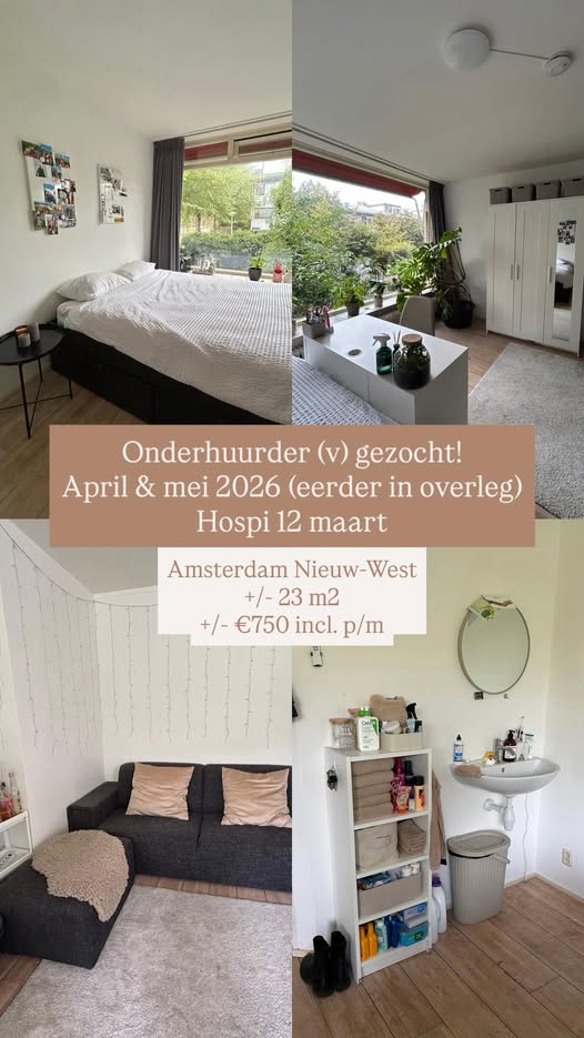 Kamer - Onbekend/Amsterdam (€750.00/23.00m2)