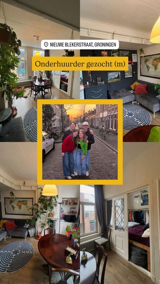 Kamer - Nieuwe Blekerstraat/Groningen (€420.00/20.00m2)