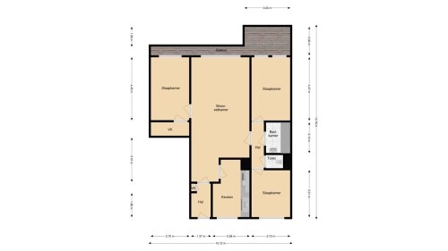 Appartement - Jonkerbos/Zoetermeer (€990.00/90.00m2)