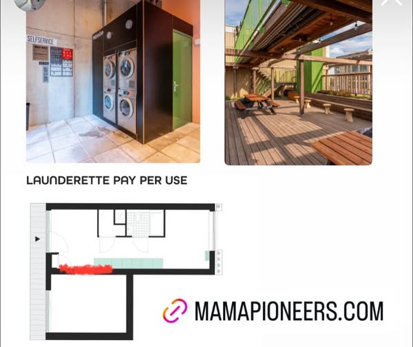 Studio - Poppies/Amsterdam (€1640.00/41.00m2)