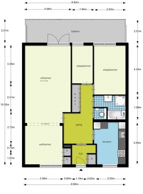 Appartement - Van Nijvenheimstraat/Venlo (€800.00/93.00m2)