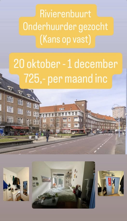 Kamer - Onbekend/Amsterdam (€725.00/8.00m2)