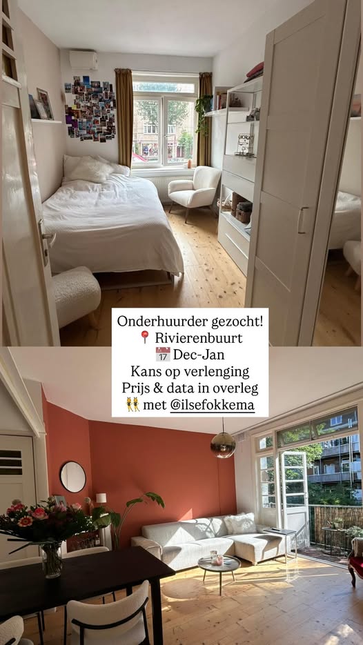 Kamer - Rivierenbuurt/Amsterdam (€1000.00/10.00m2)