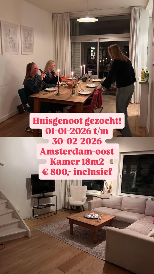 Kamer - Onbekend/Amsterdam (€800.00/18.00m2)