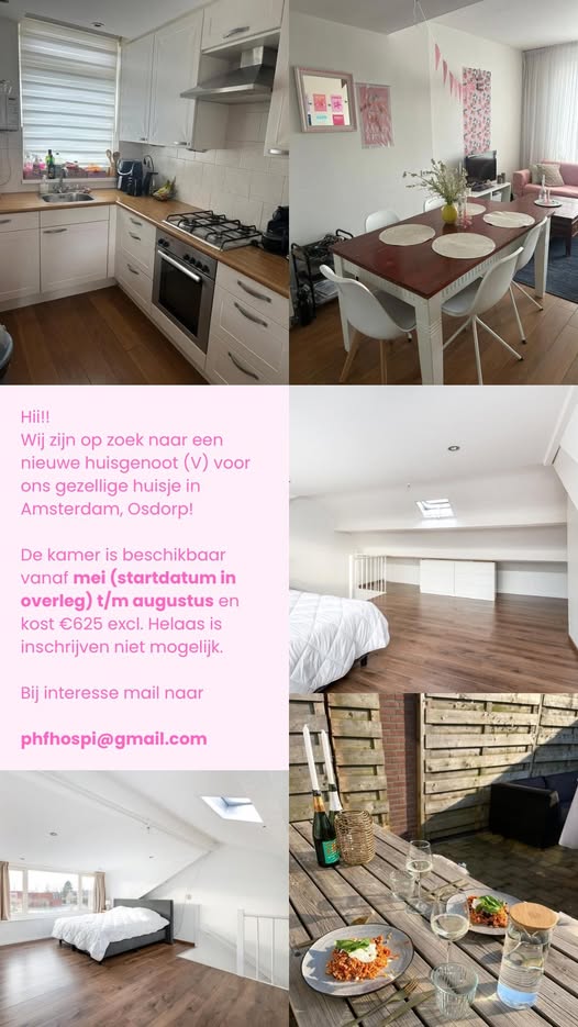 Kamer - Osdorp/Amsterdam (€625.00/24.00m2)