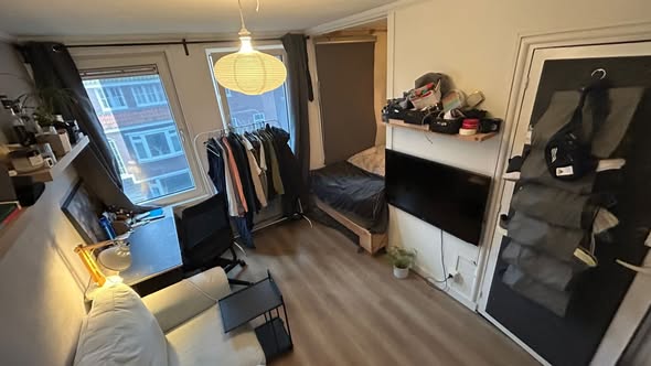 Kamer - Van der Doesstraat/Groningen (€356.00/12.00m2)