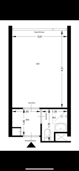 Kamer - Onbekend/Amsterdam (€470.00/14.00m2)