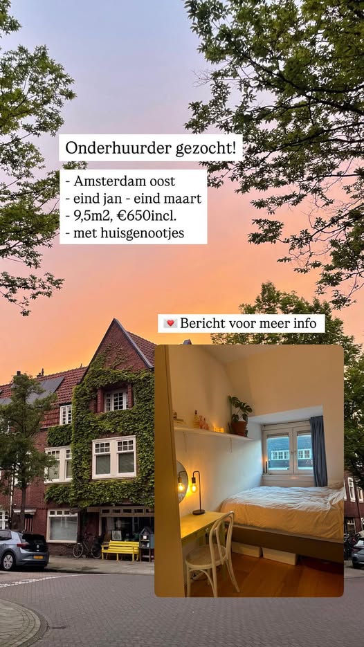 Kamer - Onbekend/Amsterdam (€650.00/9.50m2)
