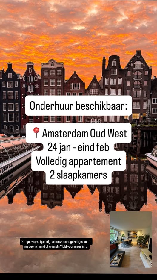 Appartement - Rustige straat/Amsterdam (€2150.00/56.00m2)