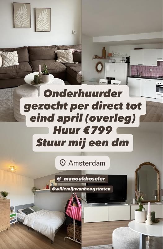 Kamer - Delflandplein/Amsterdam (€799.00/13.50m2)