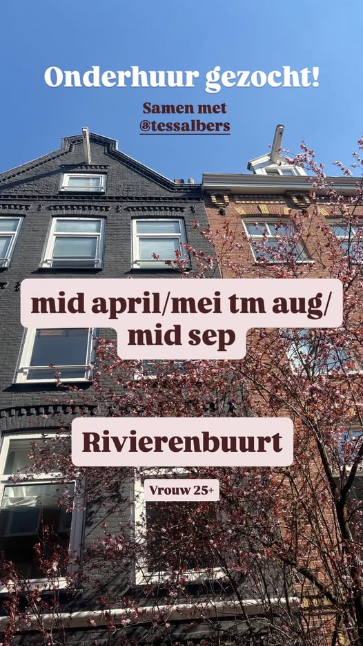 Kamer - Rivierenbuurt/Amsterdam (€1250.00/9.50m2)