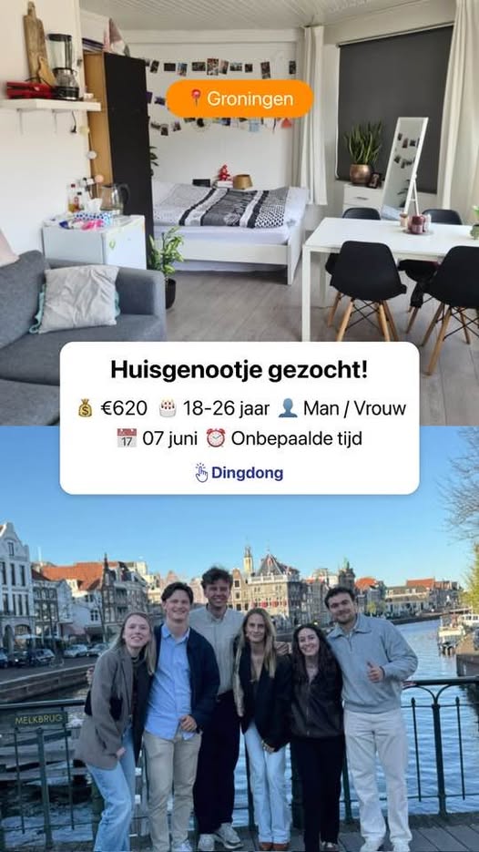 Kamer - Peizerweg/Groningen (€620.00/22.00m2)