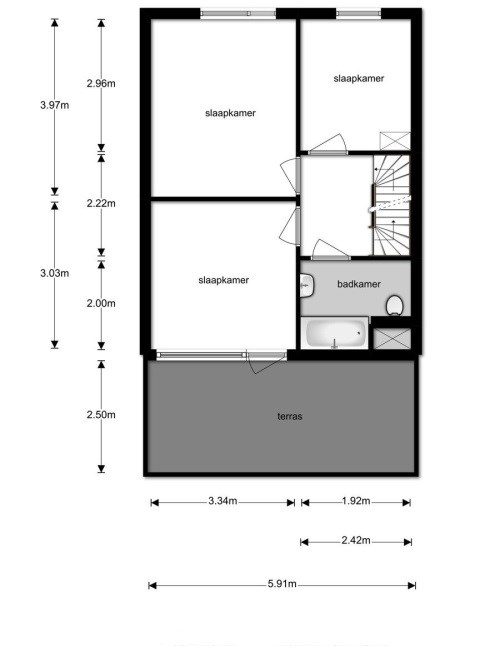 Appartement - Ovidiushof/Maastricht (€862.00/107.00m2)
