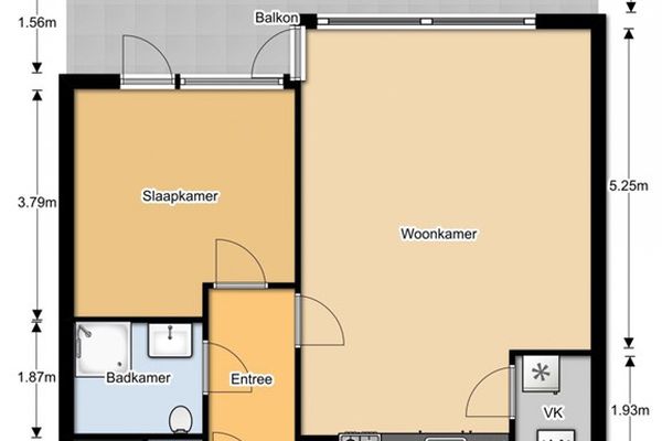 Appartement Waddenstraat in Haarlem