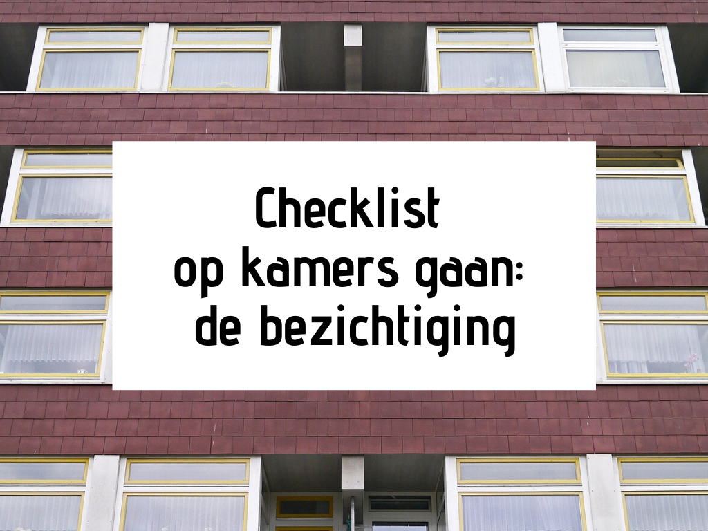 op kamer gaan checklist