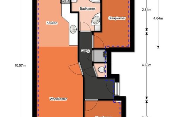 Appartement Koopmans van Boekerenstraat in Den Haag