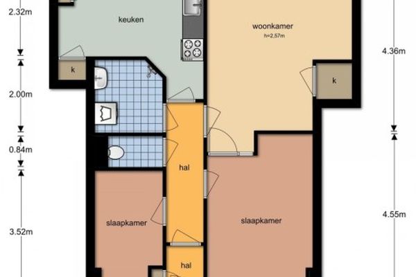 Appartement Wingerdweg in Amsterdam